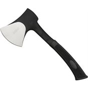 MTech AXE Stainless Axe with Black Checkered Rubberized Overlay Handle