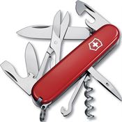 Swiss Army 13703033X1 Climber Folding Pocket Knife with Red Handle
