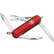 Swiss Army 06366X1 Midnight Manager Folding Pocket Knife with Red Handle