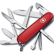 Swiss Army 14713033X2 Fieldmaster Red Folding Pocket Knife with Red Handle