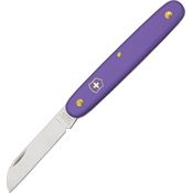 Swiss Army 3905022 Floral Folding Pocket Knife with Purple composition Handle