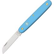 Swiss Army 3905025 Floral Folding Pocket Knife with Blue composition Handle