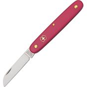 Swiss Army 3905053 Floral Pink Folding Pocket Knife with Pink Composition Handle