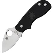 Spyderco 154PBK Squeak Non-Locking Folding Pocket Knife with FRN Handle