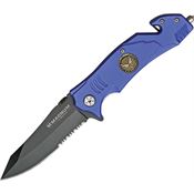 Magnum 01LL473 Rescue Air Force Part Serrated Linerlock Folding Pocket Knife