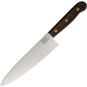 Chicago 42SP 8" High Carbon Stainless Blade chef's knife with Walnut Handle