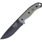 ESEE 5PKOBK Model 5 Fixed Blade Knife with OD Green Canvas Micarta Handles