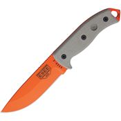 ESEE 5POG Model 5 Fixed Blade Knife with Carbon Steel Bright Orange Blade