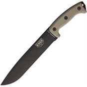 ESEE JUNGLAS Junglas Fixed Blade Knife with Canvas Micarta Black Nylon Molle Handles