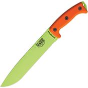 ESEE JUNGLASVG Junglas Fixed Carbon Steel Blade Knife with Orange G-10 Handles