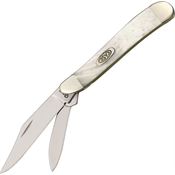 Case 9220WP Peanut Folding Pocket Knife with White Pearl Corelon Handle