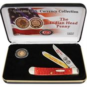 Case IHPRPB Indian Head Penny Folding Pocket Knife Gift Set