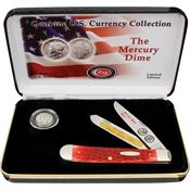 Case MDRPB Mercury Dime Folding Pocket Knife With Gift Set