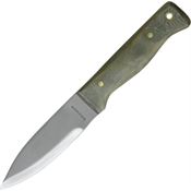 Condor 23243HCM Bushlore Fixed Carbon Steel Blade Knife with Green Micarta Handles