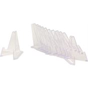 Display Cases 2 Medium Stand Easel Knife Display With Clear Plexiglass Construction