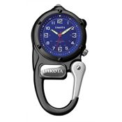 Dakota 3802 Mini Clip Microlight Watch With Blue Dial