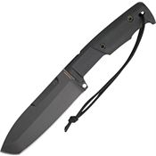 Extrema Ratio 129SELD Selvan Fixed Stainless Blade Knife with Black Forprene Handle