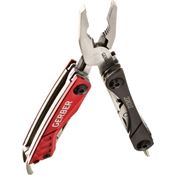 Gerber 0417 Dime Micro Multi-Tool With Red And Black Aluminum Handle