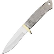 Blank 7709 Brass guard Drop Point Blade Knife