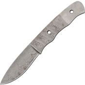 Blank DM2711 Damascus Drop Point Hunter Knife With Steel Blade