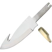Blank SM02 4 Inch Stainless Guthook Blade Knife