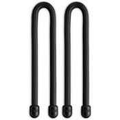 Nite-Ize NIGT6-2PK-01 Black 6" 2 Pack Pack Size Gear Tie Reusable Rubber Twist Tie