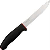 Mora 731 5-3/4 Inch Craftline Allround Fixed Carbon Steel Blade Knife with Black Textured Rubber Handle