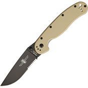 Ontario 8847DT RAT-1 Part Serrated Linerlock Folding Pocket Knife