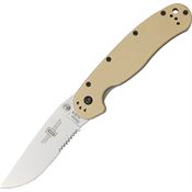 Ontario 8849DT RAT-1 Part Serrated Linerlock Folding Pocket Knife