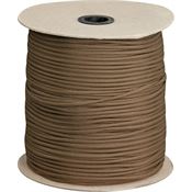 Parachute Cords 027S 1000 Feet Brown Parachute Cord