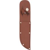 Sheath 258 5 Inch Fixed Blade Belt Sheath with Brown Leather Construction