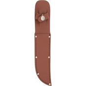 Sheath 259 6 Inch Fixed Blade Belt Sheath with Brown Leather Construction