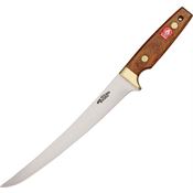 Svord Peasant 950B Deluxe Fish Fillet Fixed Blade Knife with Varnished Sapele Mahogany Handles