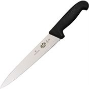 Forschner 5450325 Semi-Flexible Slicer Kitchen Knife with Black Fibrox Handle