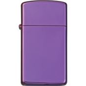 Zippo 28124 Slim Design Abyss Lighter with Polished Purple Finish