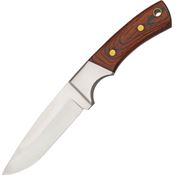 China Made 210915 Hunter Fixed Stainless Blade Knife with Rich Grain Wood Handles