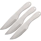 China Made 21095403 Silver Shadow Triple Set Fixed Blade Knife