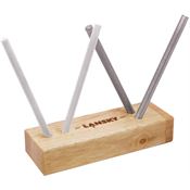 Lansky 54 Diamond/Ceramic Turn Box Sharpener with Wood Base