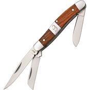 Cattlemans 0001RW2 Stockyard Stockman Folding Pocket Knife with Rosewood handle