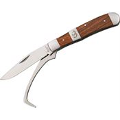 Cattlemans 0067RW2 Stockyard Farriers Companion Folding Knife with Rosewood Handle