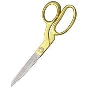 China Made 107713GD Fatima Tailor Scissors Stainless Construction with Gold Toned handle