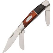 China Made 2109633 Stockman Folding Pocket Knife with Brown Wood Handle