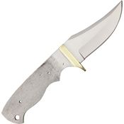 Blank 083 Clip Point Blade Knife with Fingergrooved Handle