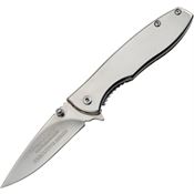 Tac Force 573C Executive Series Assisted Opening Framelock Folding Pocket Knife with Stainless Handles