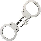 China Made MI220041SL Scorpion Handcuffs with Silver Finish Nickel Plated Steel Construction