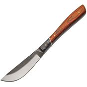 Sawmill 0020 Skinner Fixed High Carbon Stainless Blade Knife with Brown PakkaWood Handles