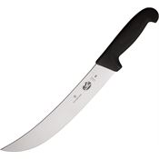 Swiss Army 5730325 Victorinox 10 Inch Blade Cimeter Butcher Knife with Black Fibrox Handle