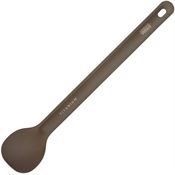 Vargo 221 Outdoors Titanium Long Handle Spoon with Matte Finish