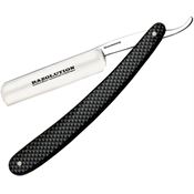 Linder 888107 Razolution Vintage Razor with Black and Silver Celluloid Handle