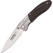 Mcusta 142 Ripple Folding Pocket Knife with African Ebony Wood Handle